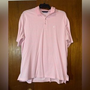 Ralph Lauren Light Pink Striped Polo